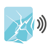 Glass breakage sensor